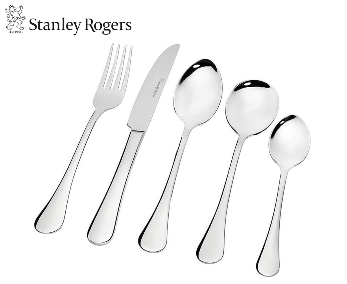STANLEY ROGERS AMSTERDAM 30 Piece Cutlery Set Stainless Steel NEW RRP $129 