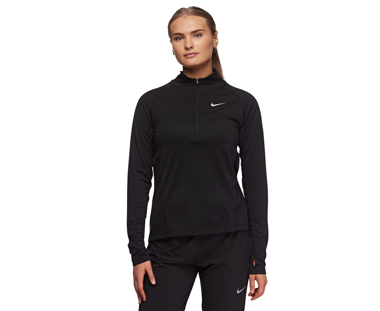 Nike Women's Core Half-Zip Running Top - Black | Catch.co.nz