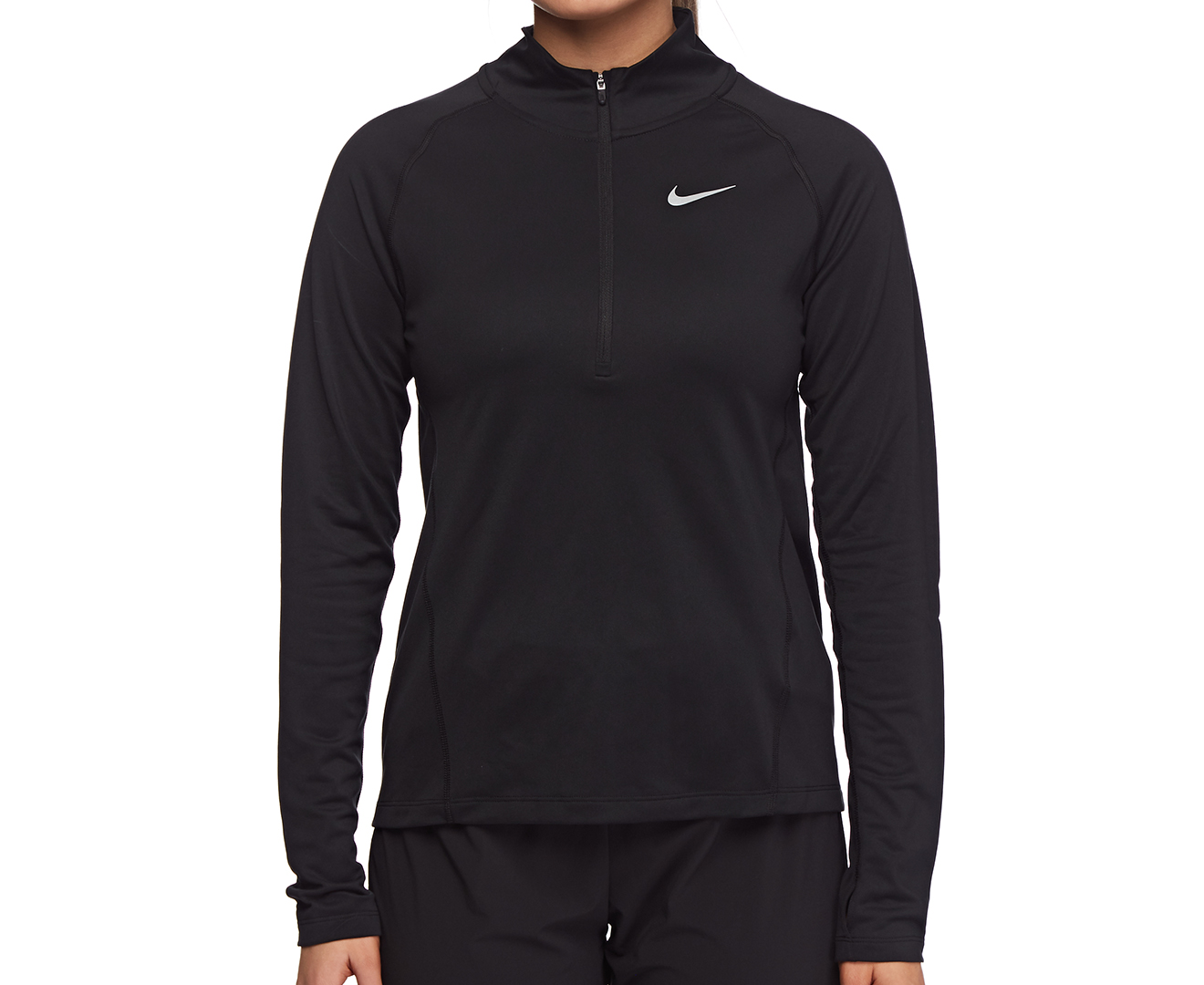 Nike Women's Core Half-Zip Running Top - Black | Catch.co.nz