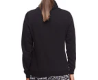Nike Women's Sportswear Funnel Neck Top - Black/Grey Heather