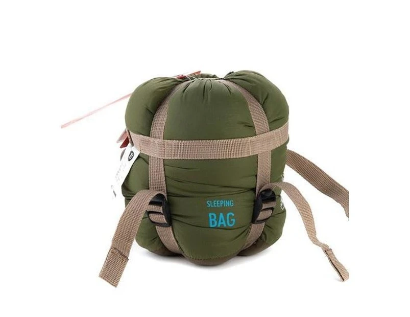 Lightweight Ultralight Sleeping Bag 0.72kg – Army Green