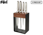 Furi Pro 5-Piece Clean Store Knife Block Set