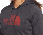 The North Face Women's Half Dome Hoodie - TNF Dark Grey Heather/Sunbaked Red Bandanna Print