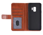 Urban Samsung Galaxy S9 Premium Leather Wallet - Tan