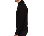 Polo Ralph Lauren Men's Button Up Sweater - Black