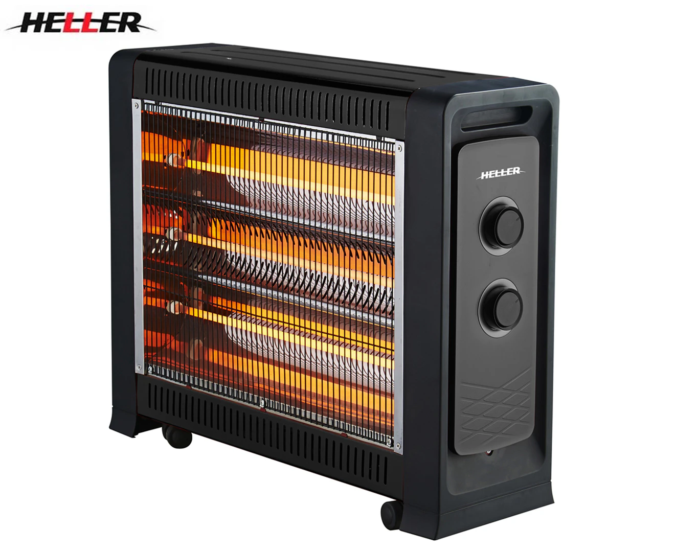 Heller 2400W Quartz Radiant Heater Fan Assisted Portable Electric Panel Heating