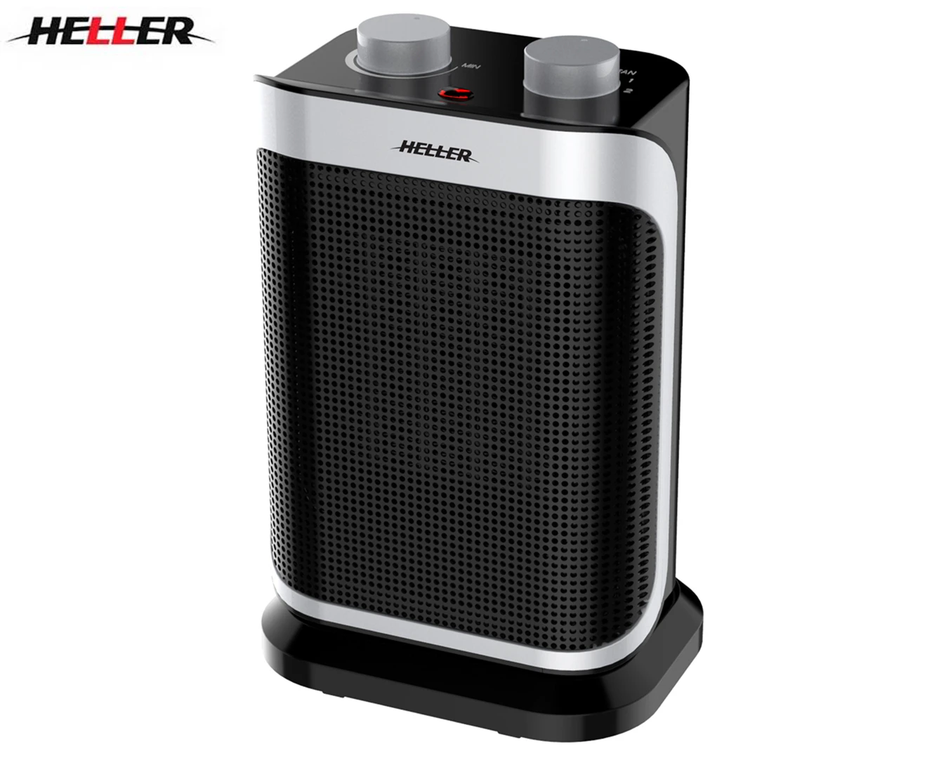 Heller HCFH1500B 1500W Portable Ceramic Oscillating Fan Heater /Desk/Floor/Black