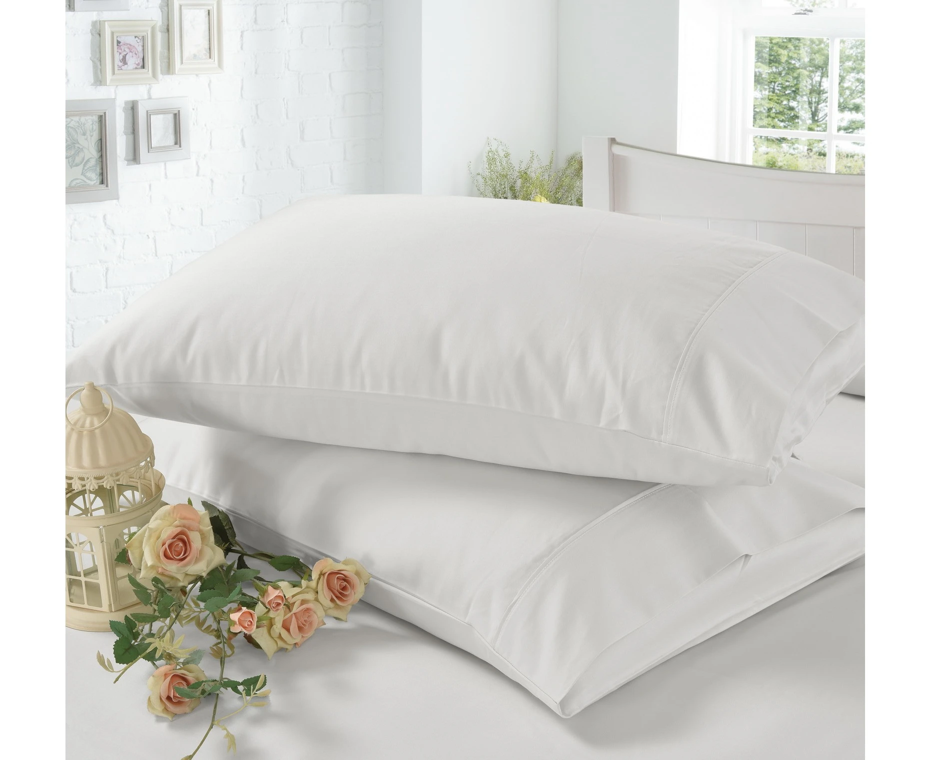 1200TC 3 Pieces Egyptian Cotton Sheet Set Single Bed White