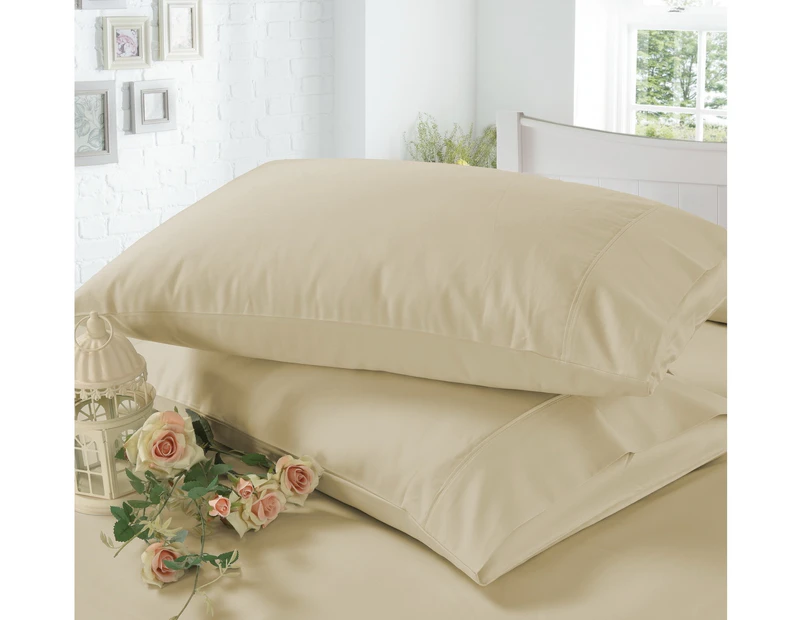 1200TC 4 Pieces Egyptian Cotton Sheet Set Super King Bed Linen