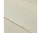 1200TC 4 Pieces Egyptian Cotton Sheet Set King Bed Ivory