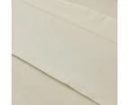 1200TC 4 Pieces Egyptian Cotton Sheet Set Super King Bed Ivory