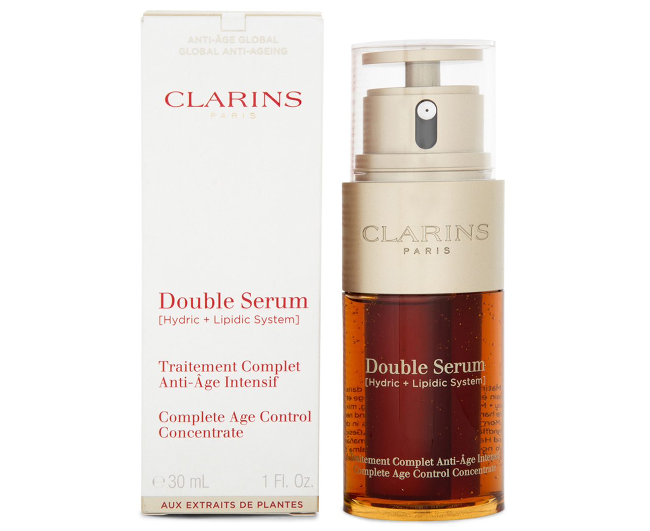 Clarins Double Serum Complete Age Control Concentrate 30mL | Catch.com.au