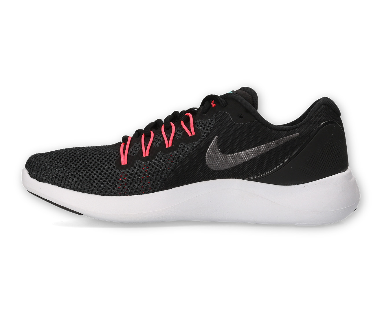 Nike Women's Lunar Apparent Shoe - Black/Metallic Dark Grey-Solar Red ...