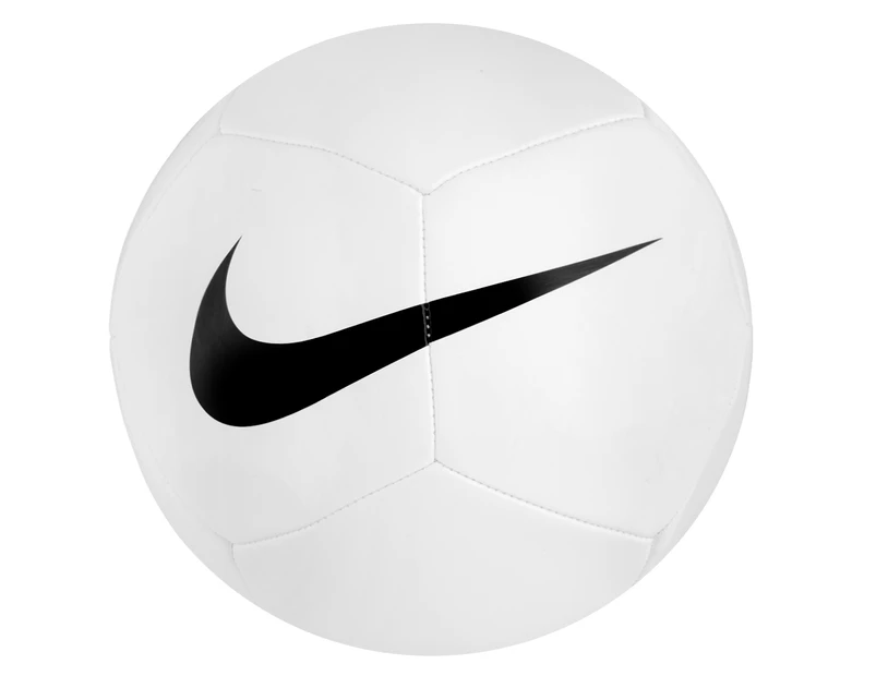 Nike Pitch Team Football Size 5 - White/Black 