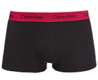 Calvin Klein Men's Classic Fit Cotton Stretch Low Rise Trunks 3-Pack - Black