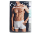 Calvin Klein Men's Modern Cotton Stretch Trunks 2-Pack - Mint/Grey Marle