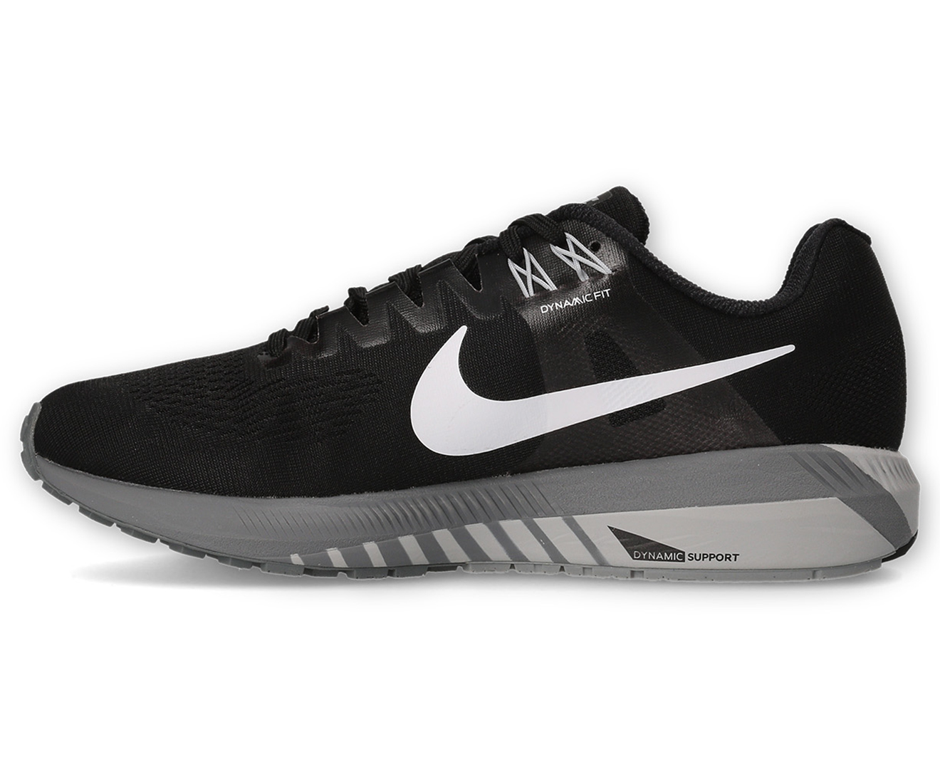 nike zoom structure 21 black