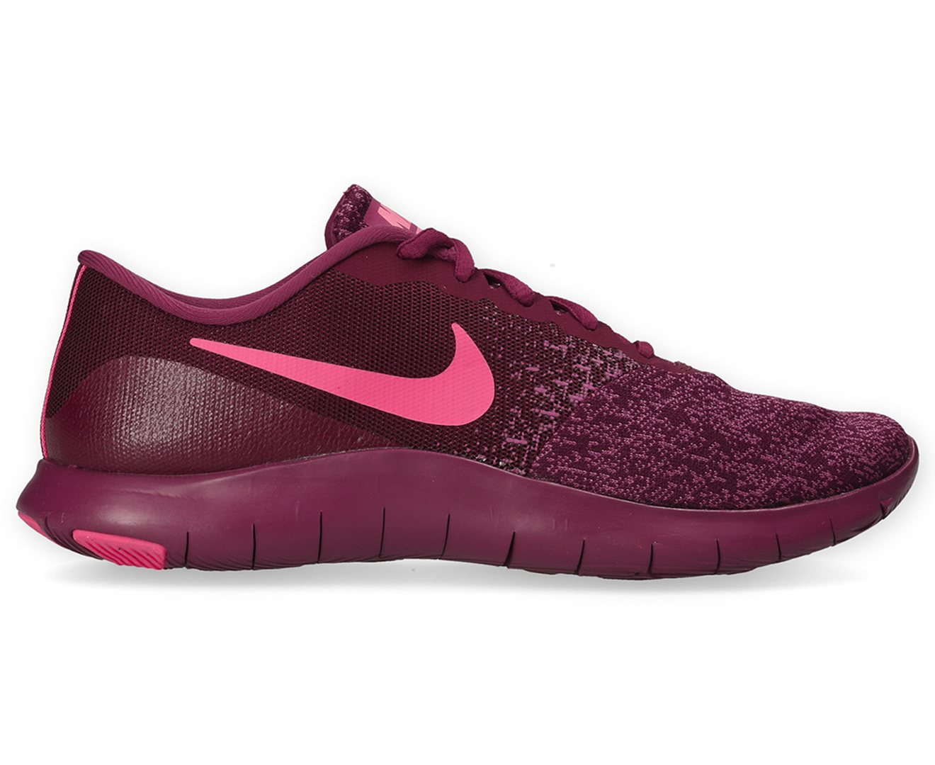 Nike Women's Flex Contact Shoe - Bordeaux/Pink Nebula-Tea Berry ...