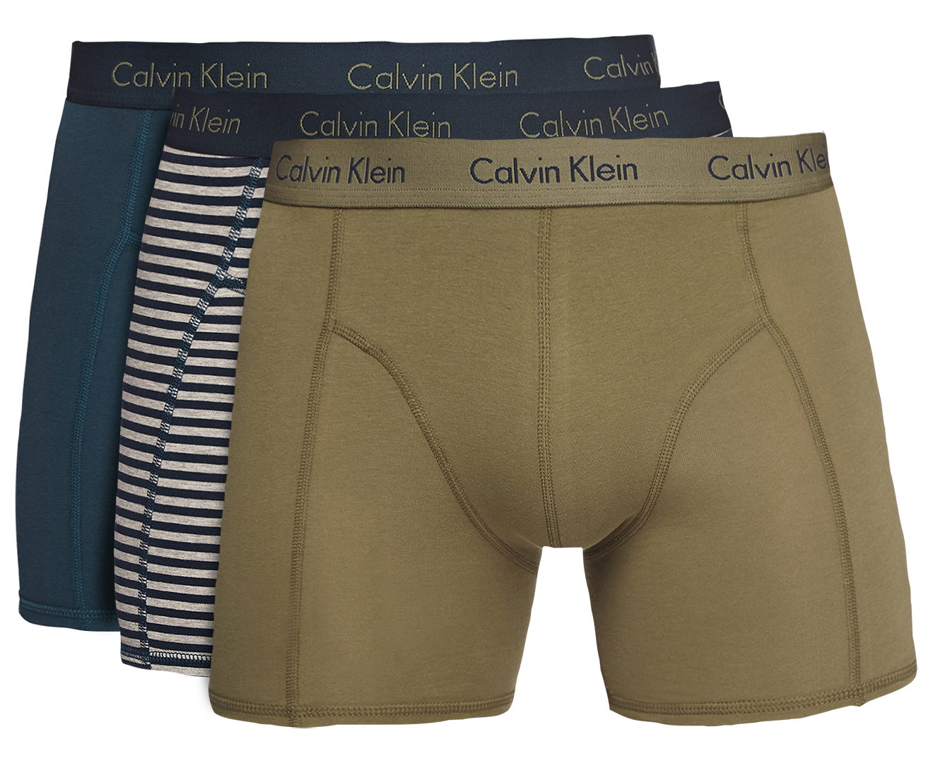 Calvin Klein Men's Cotton Stretch Boxer Briefs 3-Pack - Spellbound ...