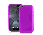 Pink NEW S CURVE GEL TPU CASE COVER FOR HTC ONE X10