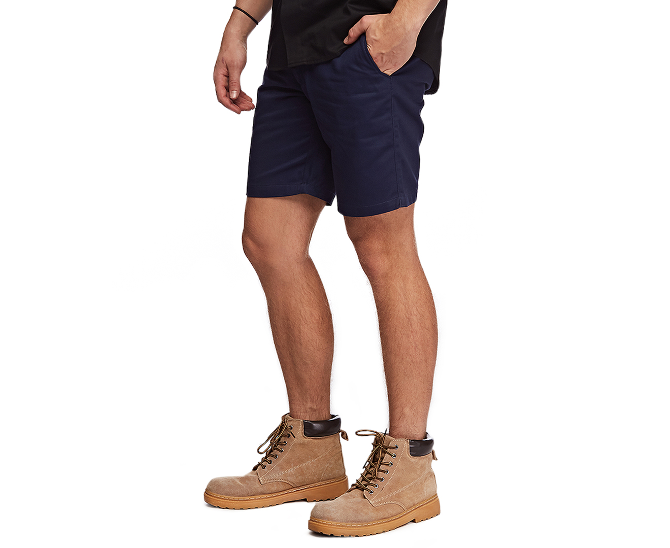 King Gee Men's Belt Loop Drill Shorts - Navy | Scoopon Shopping