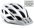 Hyper Extension Areo Bicycle Helmet Medium - White/Silver