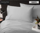Sheraton Luxury 1000TC 100% Cotton Sheet Set - Light Graphite