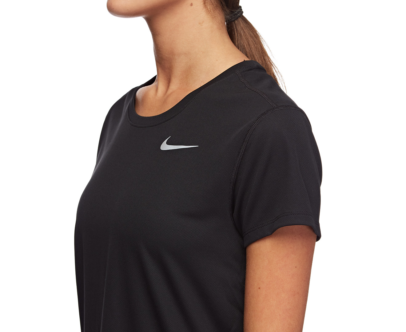 Nike Women's Nike Dry Rapid Short Sleeve Running Top - Black | Catch.co.nz