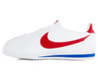 Nike Men's Classic Cortez Leather Sneakers - White/Varsity Red