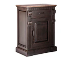 Small Sideboard Cabinet Dresser Iron Wooden Storage for Bedroom Living Room