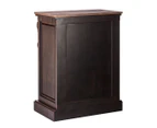 Small Sideboard Cabinet Dresser Iron Wooden Storage for Bedroom Living Room