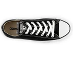 Converse Unisex Chuck Taylor All Star Low Top Leather Sneakers - Black