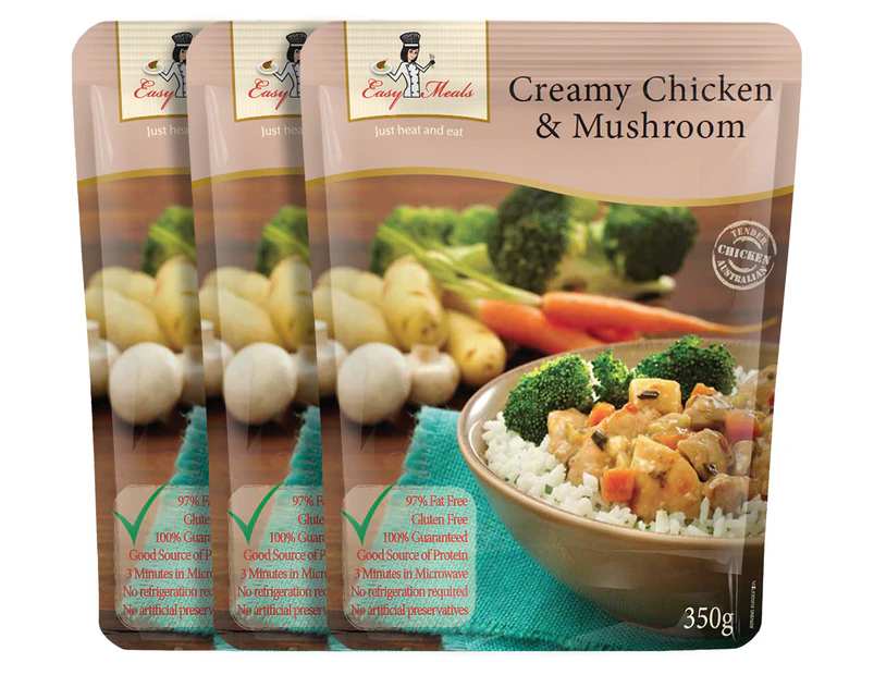 3 x Easy Meals Creamy Chicken & Mushroom 350g