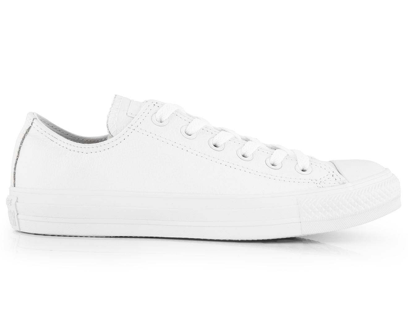 Converse Unisex Chuck Taylor All Star Low Top Leather Sneakers - White ...