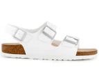 Birkenstock Unisex Milano Narrow Fit Sandals - White