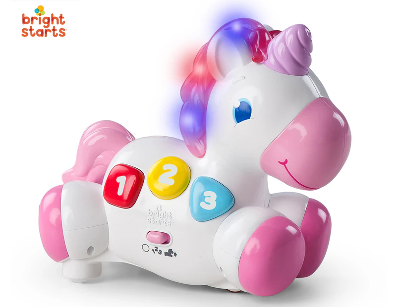 Bright Starts Rock & Glow Unicorn Baby Activity Toy