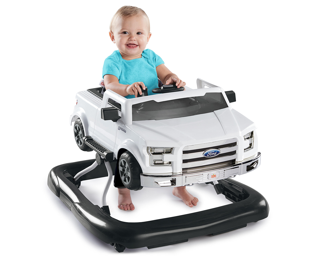white ford baby walker