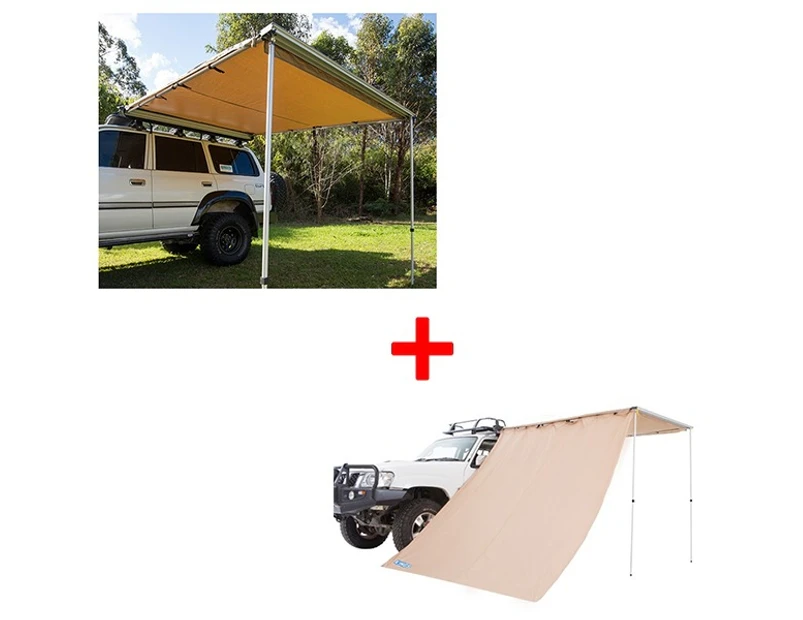 Adventure Kings Awning 2.5x2.5m + Adventure Kings Awning Side Wall