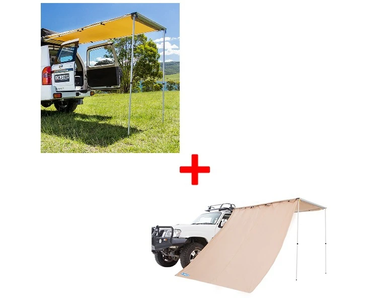 Adventure Kings Rear Awning 1.4 x 2m + Awning Side Wall