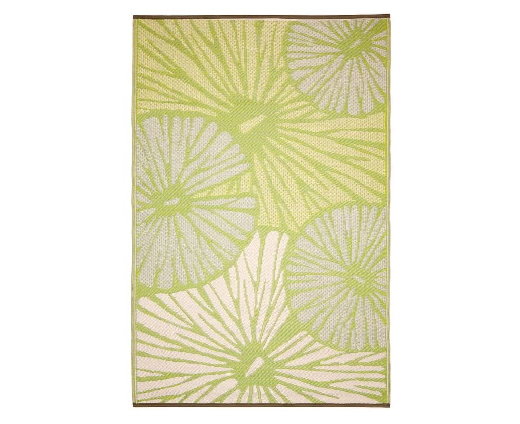 Fab Rugs Citrus Lily Green Rug