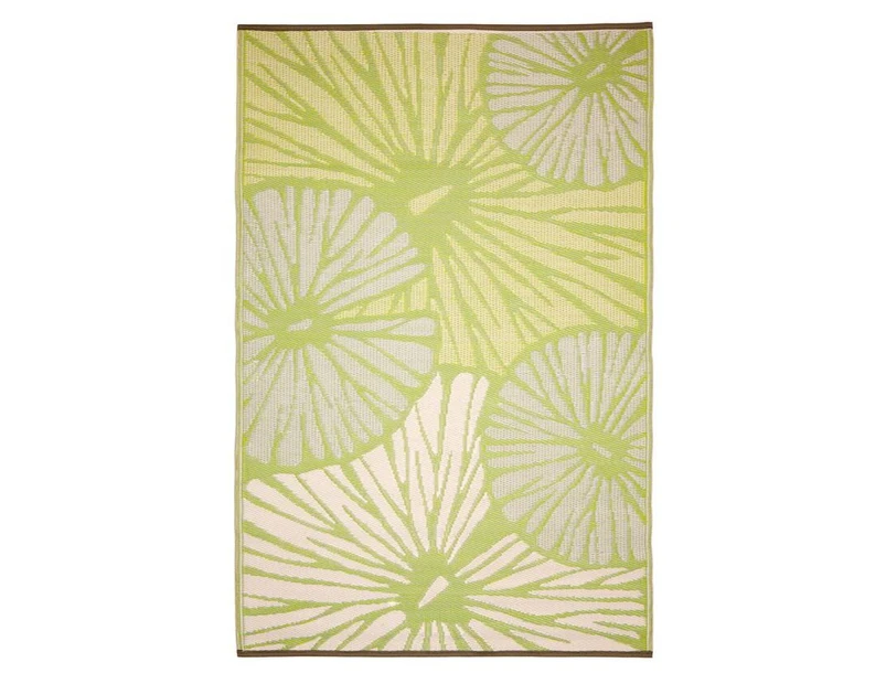 Fab Rugs Citrus Lily Green Rug
