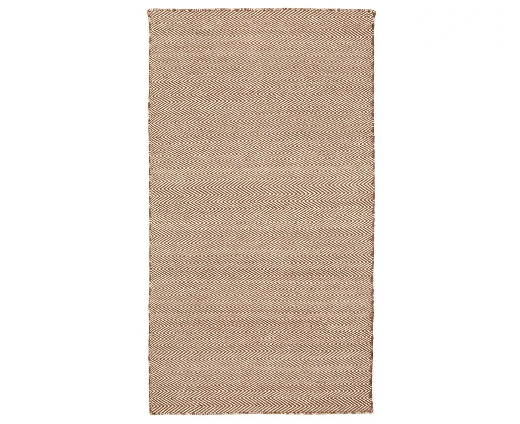 Fab Rugs Herringbone Beige Rug