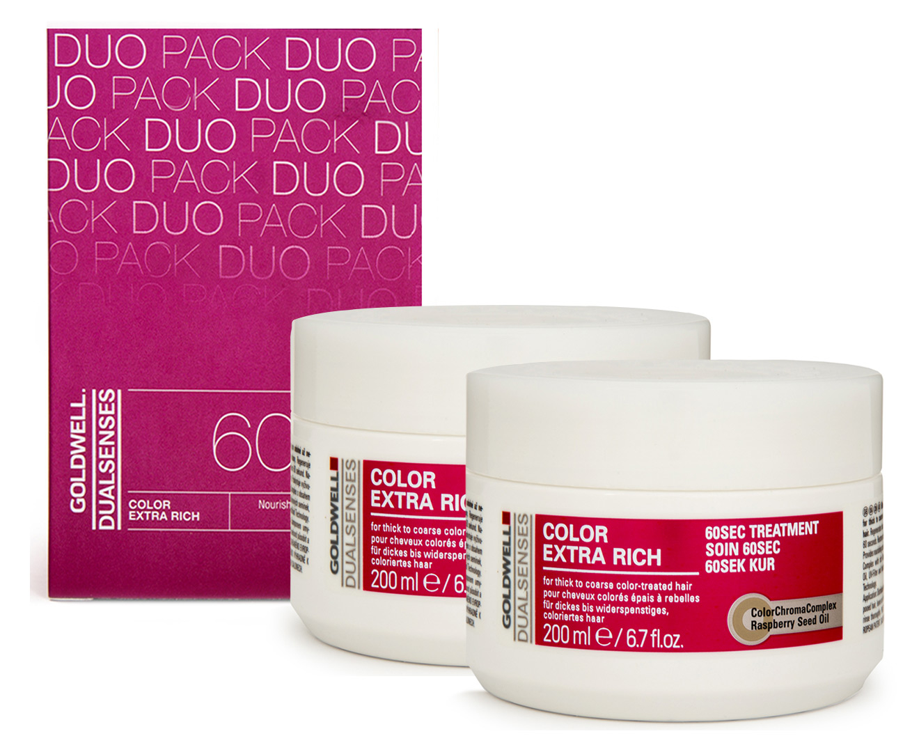 Goldwell DualSenses Colour Extra Rich 60Sec Treatment Duo Pack 200mL   5aeabcd3830d0479093106 