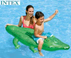 Intex 1.7M Lil Gator Kids Inflatable Ride-On Swimming Pool Floats Water Raft 3y+