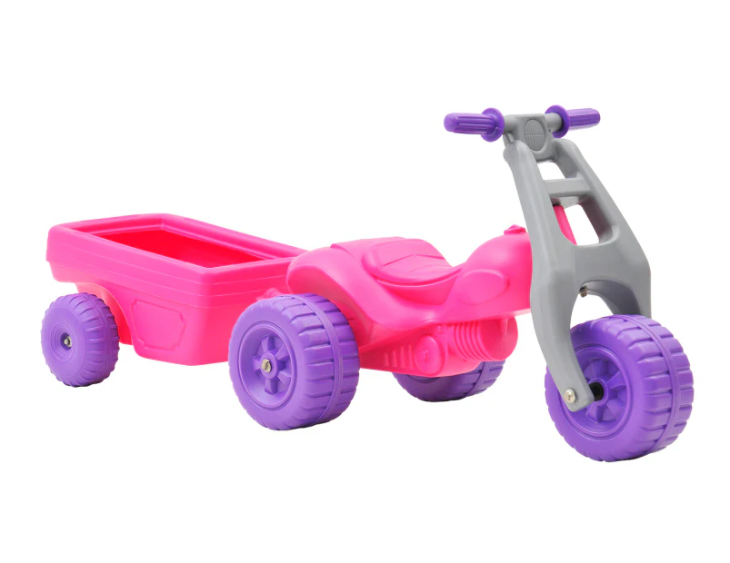 Kids trike shop and trailer