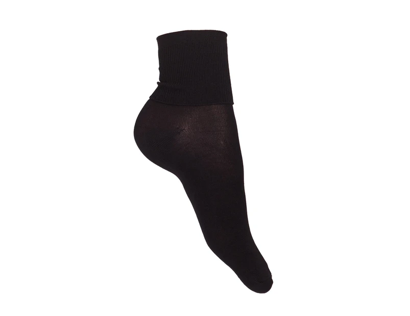 Silky Mens/Ladies Dance Socks In Classic Colours (1 Pair) (Black) - LW158