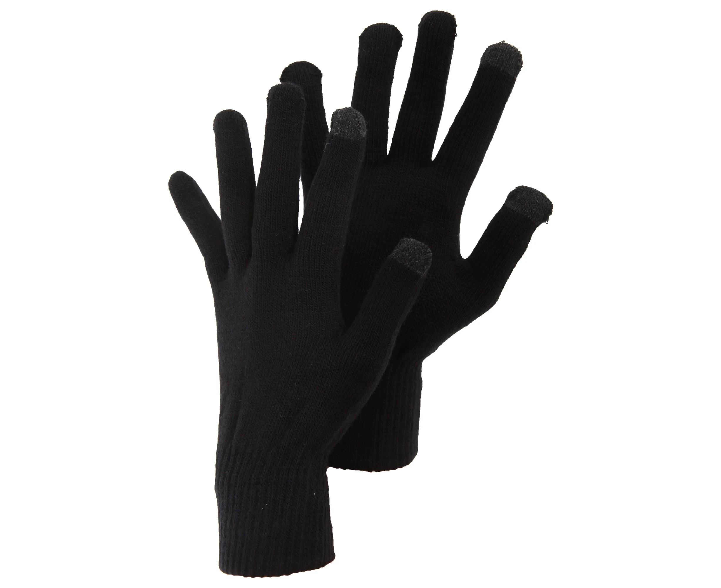 Mens Iphone/Ipad Mobile Touch Screen Magic Gloves (Black) - GL308