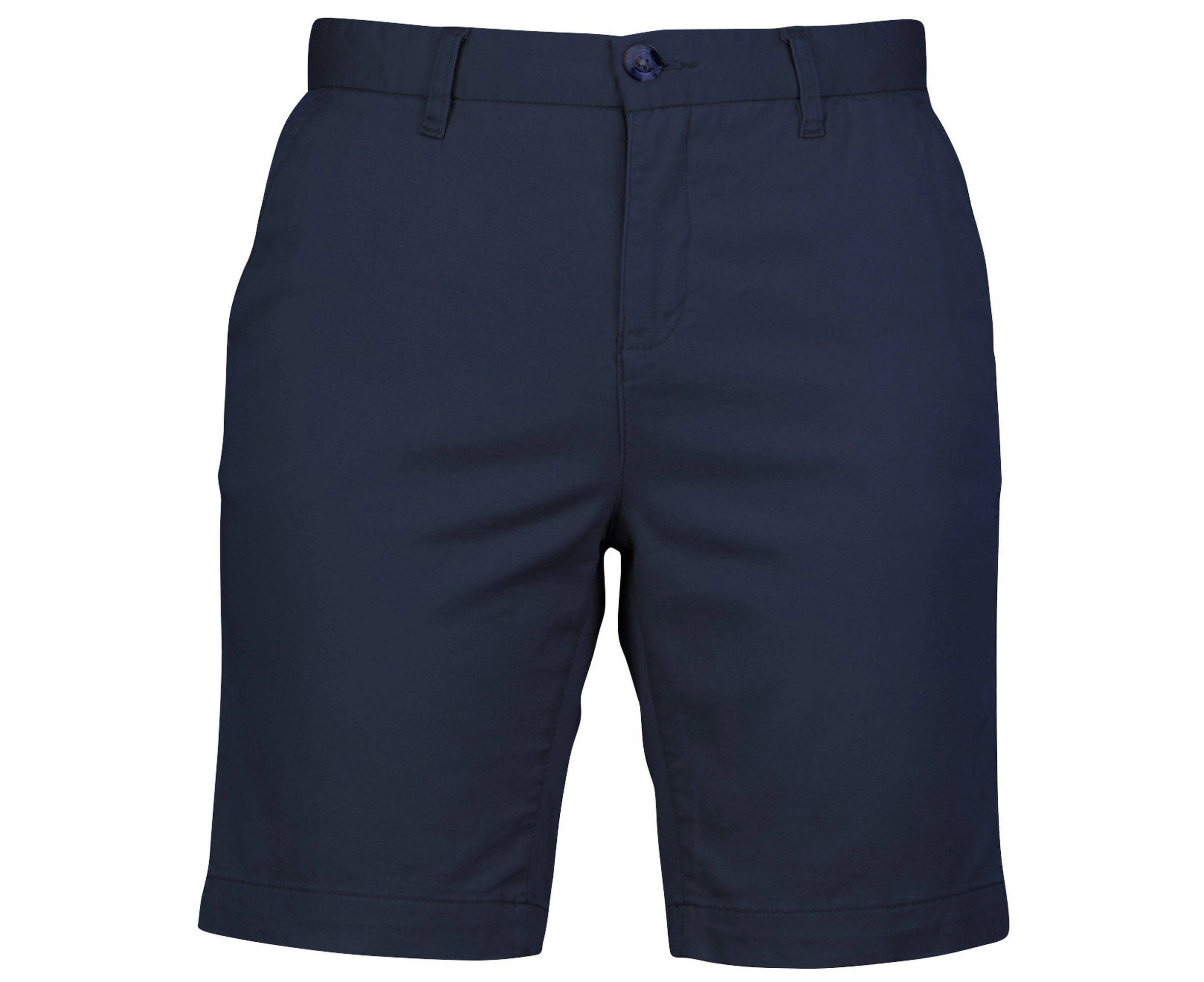 Front Row Womens Cotton Rich Stretch Chino Shorts (Navy) - RW4697