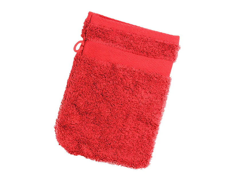 Jassz Travel Washing Glove/Bag (350 GSM) (Red) - BC549