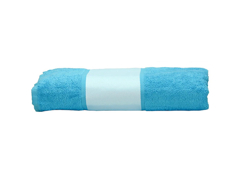 A&R Towels Subli-Me Hand Towel (Aqua Blue) - RW6040